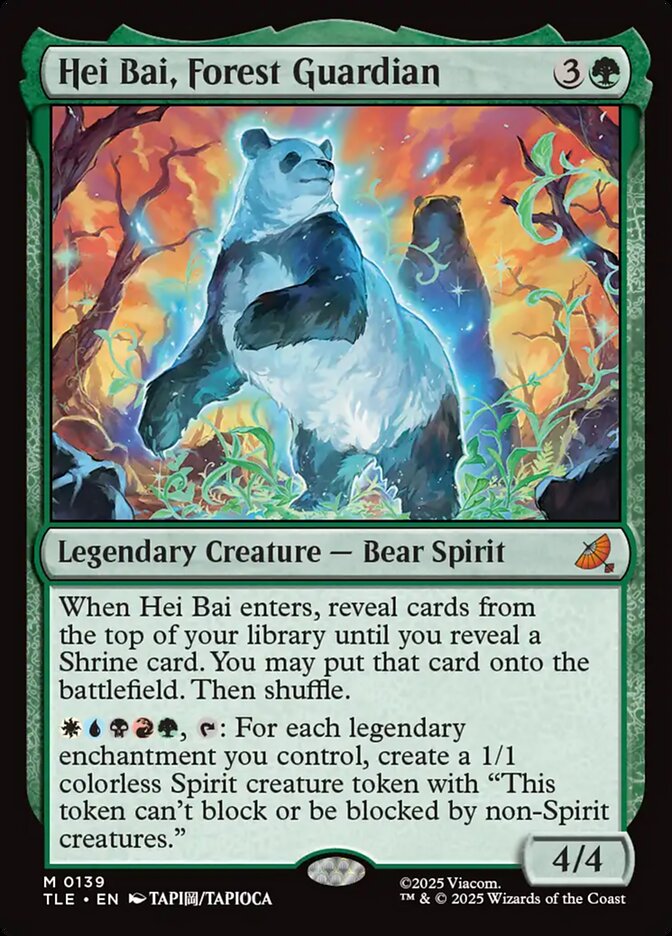 Hei Bai, Forest Guardian 139 (Avatar: The Last Airbender: Eternal-Legal)  - Foil | Good Games Morley