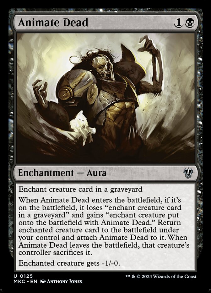 Animate Dead 125/311 (Commander: Murders at Karlov Manor)  | Good Games Morley