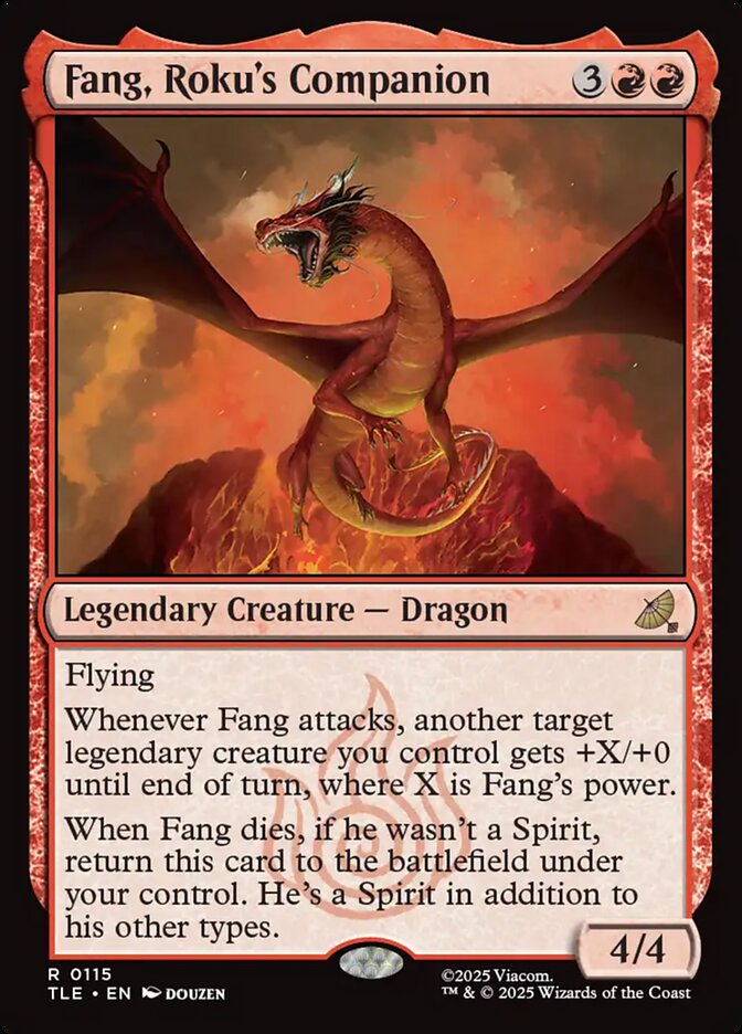 Fang, Roku's Companion 115/317 (Avatar: The Last Airbender: Eternal-Legal)  | Good Games Morley