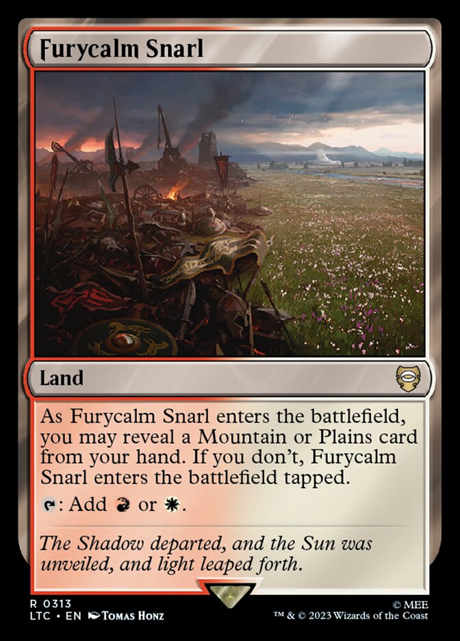 Furycalm Snarl 313 (Commander: The Lord of the Rings: Tales of Middle-earth)  | Good Games Morley