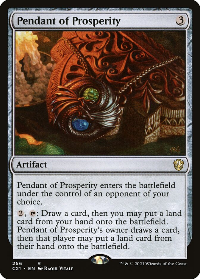 Pendant of Prosperity 256/81 (Commander 2021)  | Good Games Morley