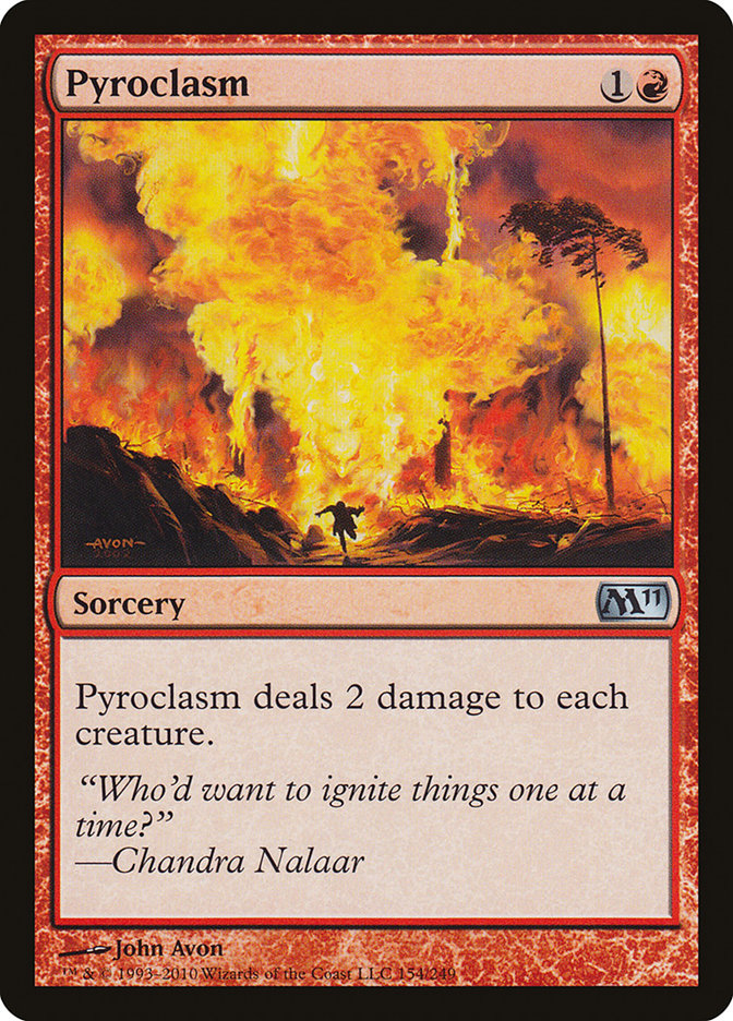 Pyroclasm 154/249 (Magic 2011 (M11))  | Good Games Morley