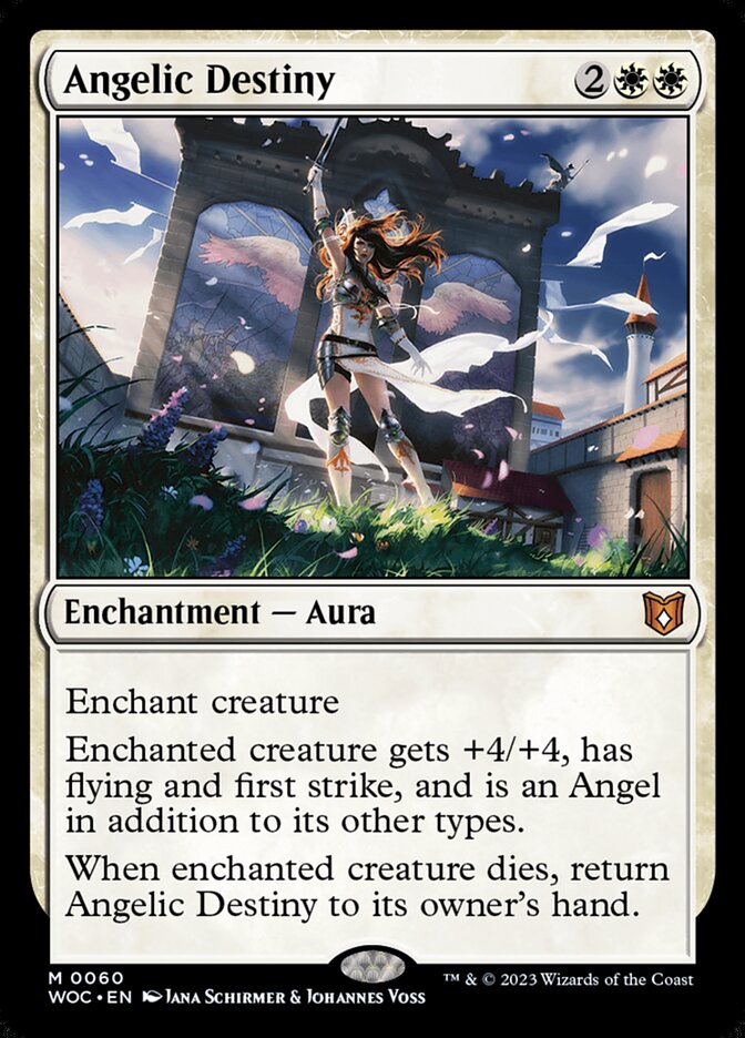 Angelic Destiny 60/173 (Commander: Wilds of Eldraine)  | Good Games Morley