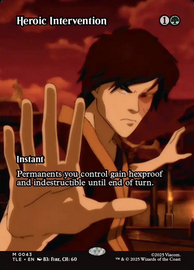 Heroic Intervention 43 (Avatar: The Last Airbender: Eternal-Legal)  - Borderless | Good Games Morley