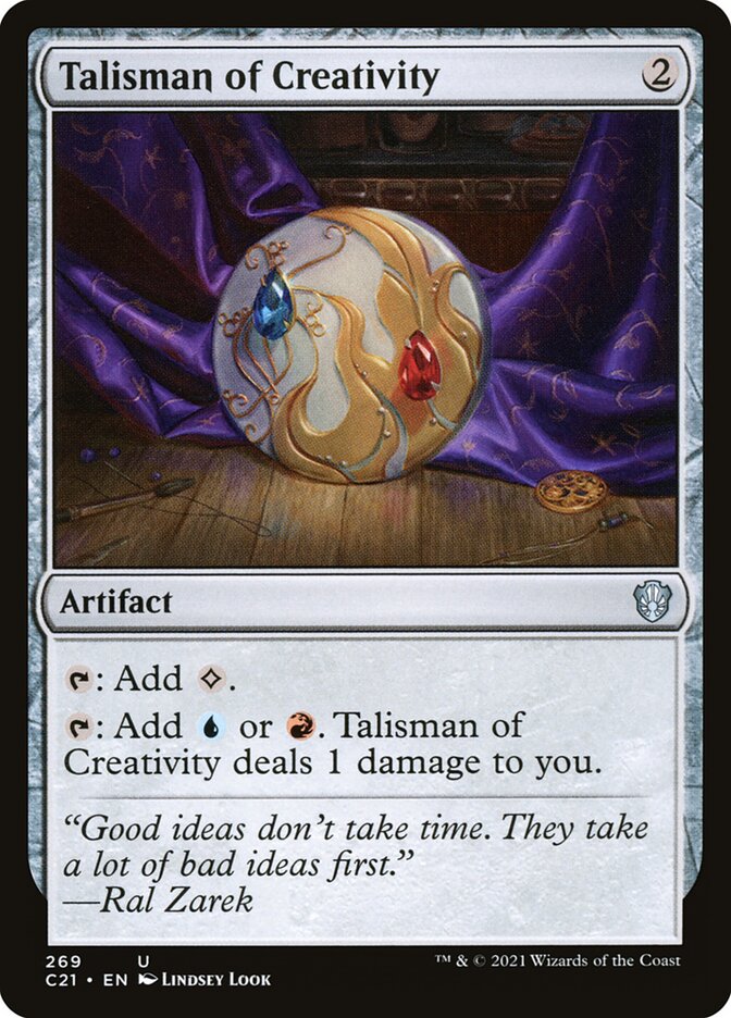 Talisman of Creativity 269/81 (Commander 2021)  | Good Games Morley