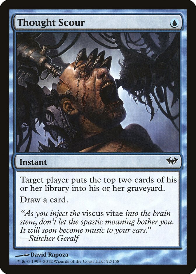 Thought Scour 52 (Dark Ascension)  - Foil | Good Games Morley