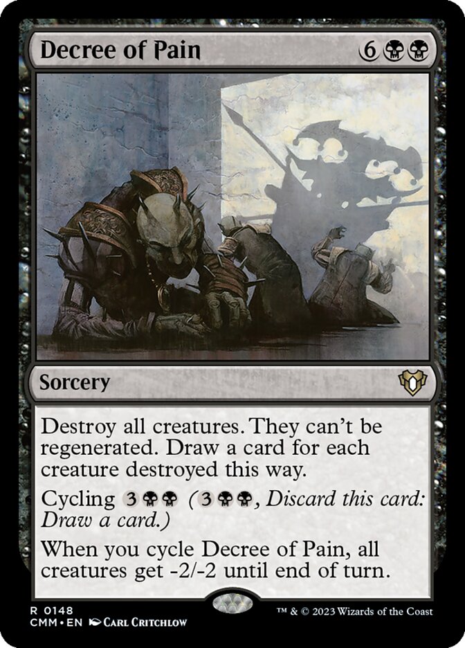 Decree of Pain 148/451 (Commander Masters)  | Good Games Morley