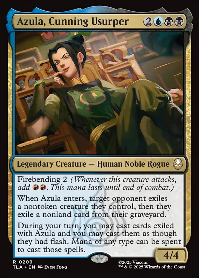 Azula, Cunning Usurper 208 (Avatar: The Last Airbender)  | Good Games Morley