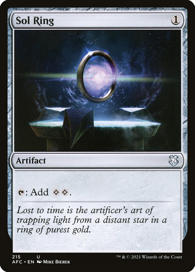 Sol Ring 215/62 (Commander: Adventures in the Forgotten Realms)  | Good Games Morley