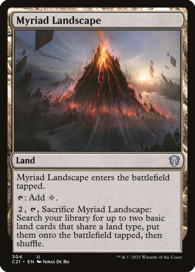 Myriad Landscape 304/81 (Commander 2021)  | Good Games Morley