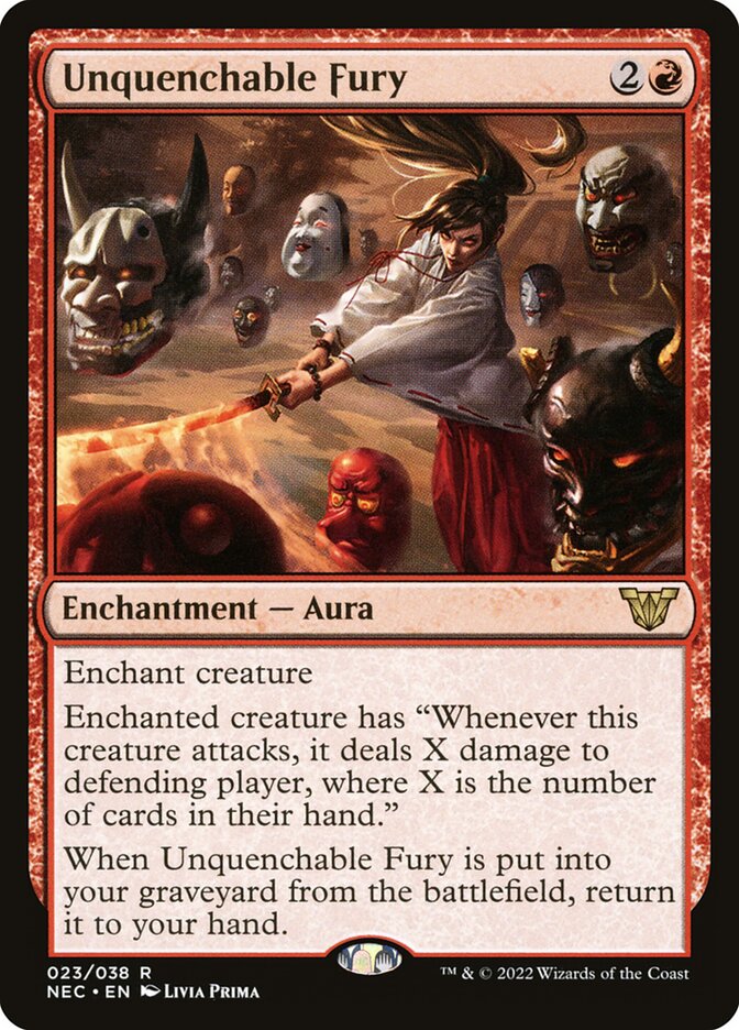 Unquenchable Fury 23/38 (Commander: Kamigawa: Neon Dynasty)  | Good Games Morley