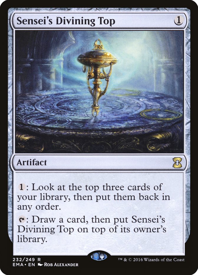 Sensei's Divining Top 232/249 (Eternal Masters)  | Good Games Morley