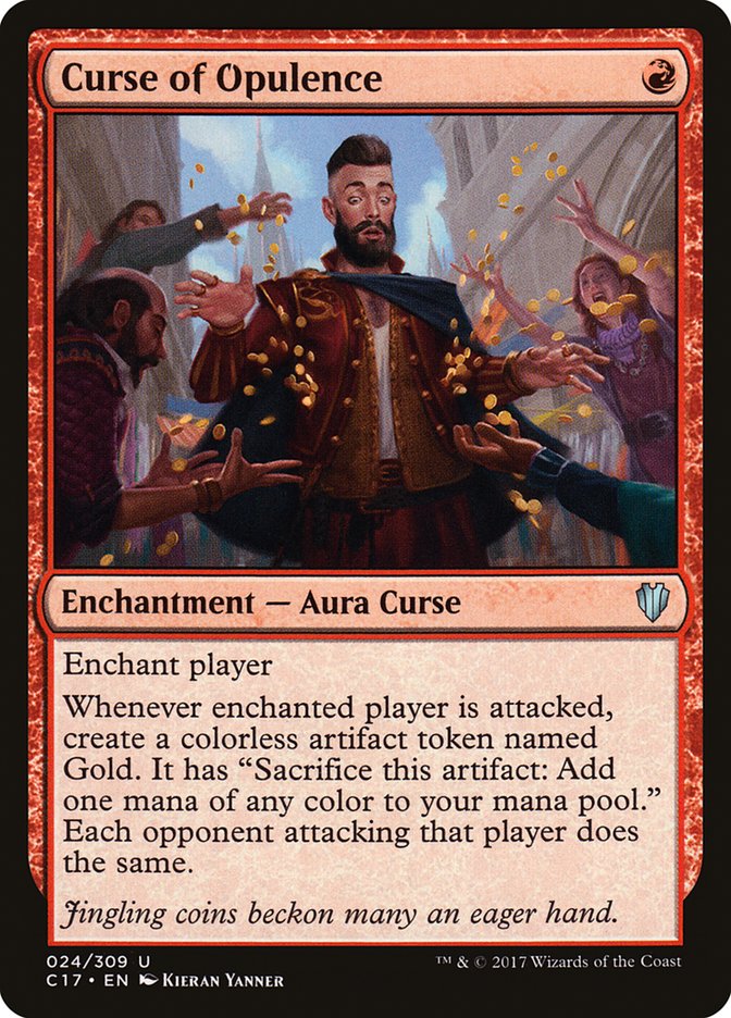 Curse of Opulence 24/309 (Commander 2017)  | Good Games Morley