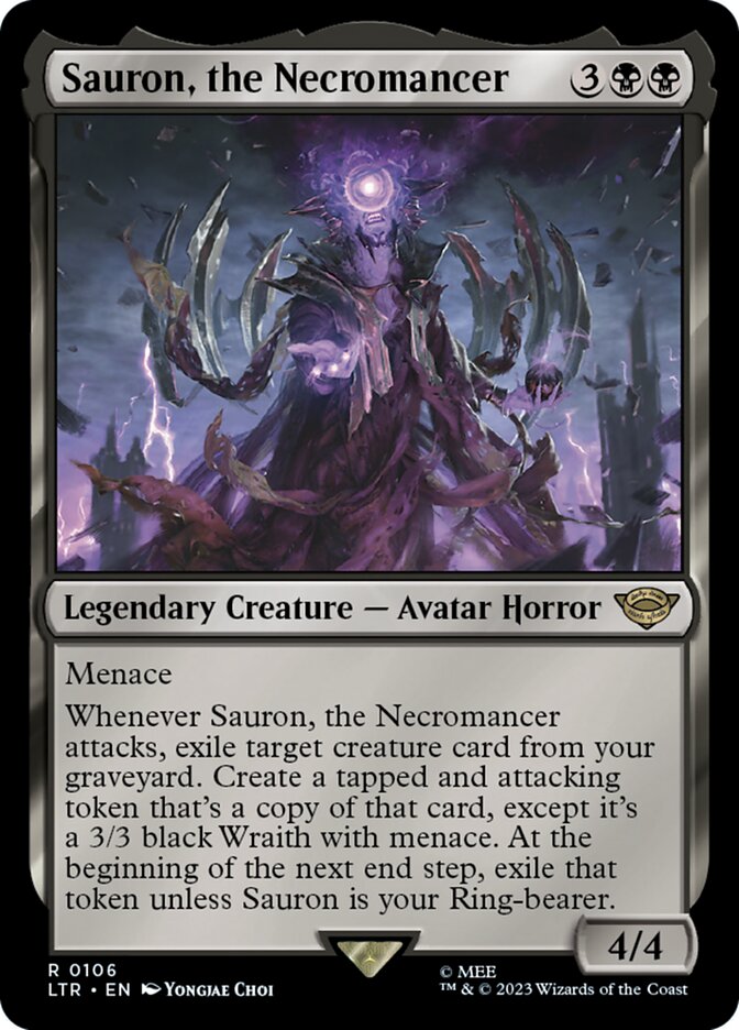 Sauron, the Necromancer 106/281 (Universes Beyond: The Lord of the Rings: Tales of Middle-earth)  | Good Games Morley