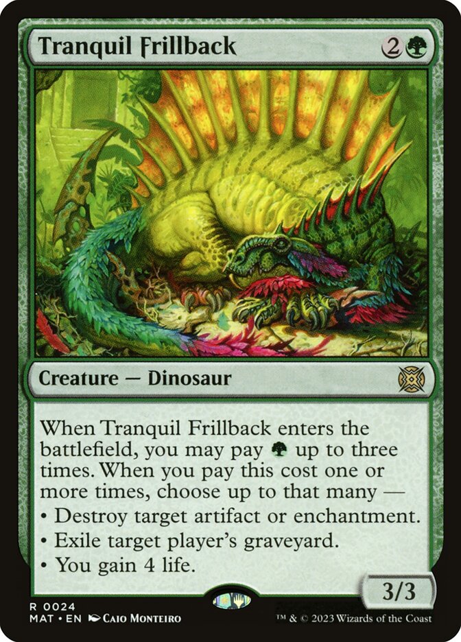 Tranquil Frillback 24/50 (March of the Machine: The Aftermath)  - Foil | Good Games Morley