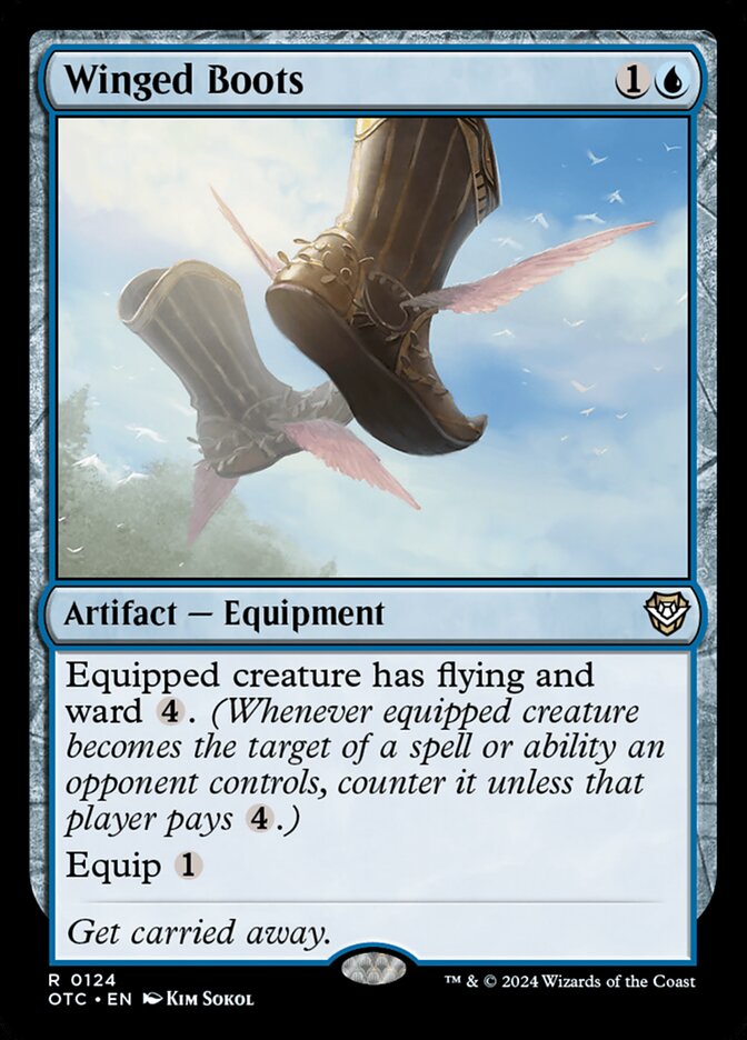 Winged Boots 124/342 (Commander: Outlaws of Thunder Junction)  | Good Games Morley