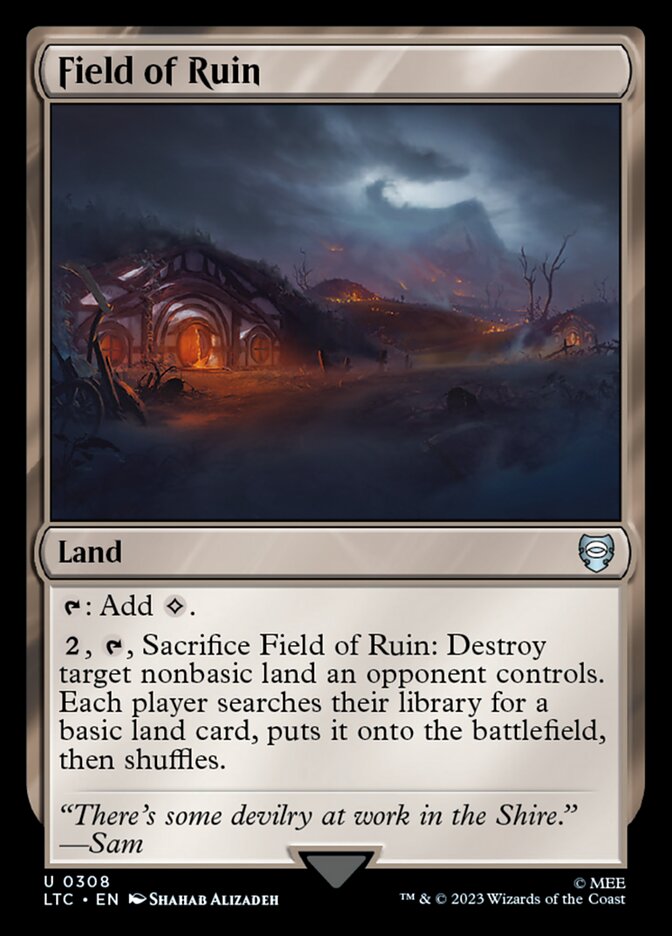 Field of Ruin 308 (Commander: The Lord of the Rings: Tales of Middle-earth)  | Good Games Morley