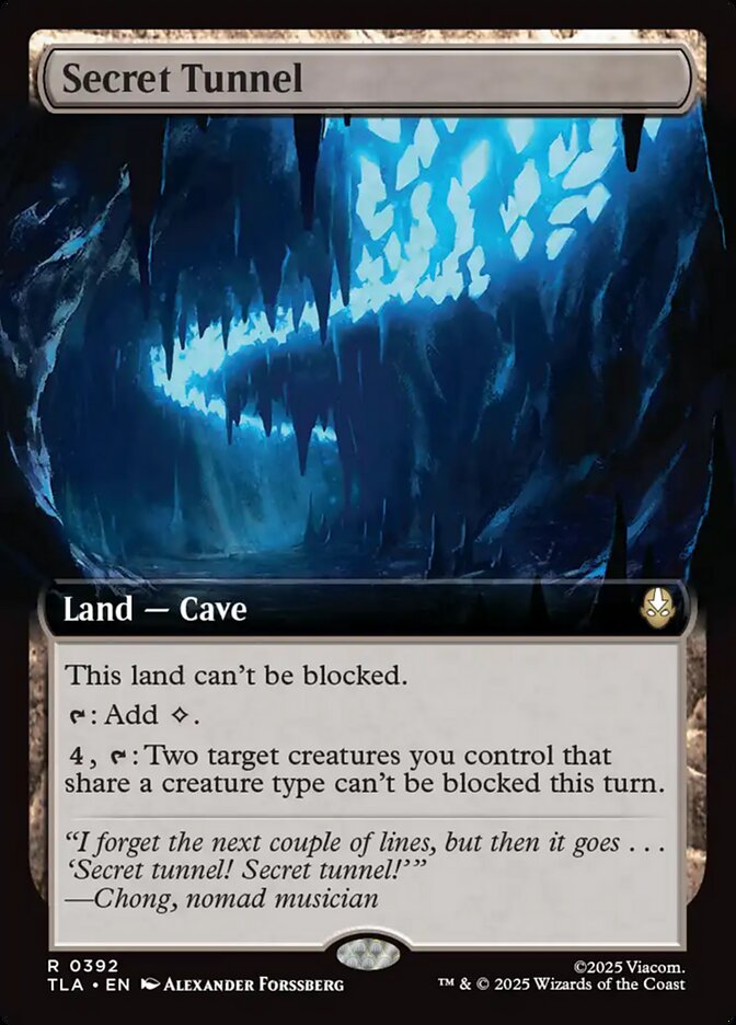 Secret Tunnel  392/286 (Avatar: The Last Airbender)  - Extended Art  | Good Games Morley