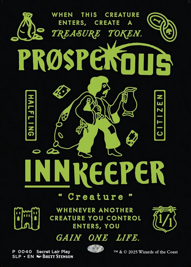 Prosperous Innkeeper 40 (Secret Lair Showdown)  - Borderless | Good Games Morley