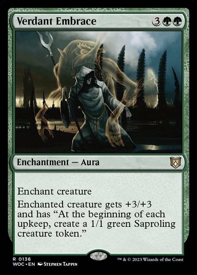 Verdant Embrace 136/173 (Commander: Wilds of Eldraine)  | Good Games Morley
