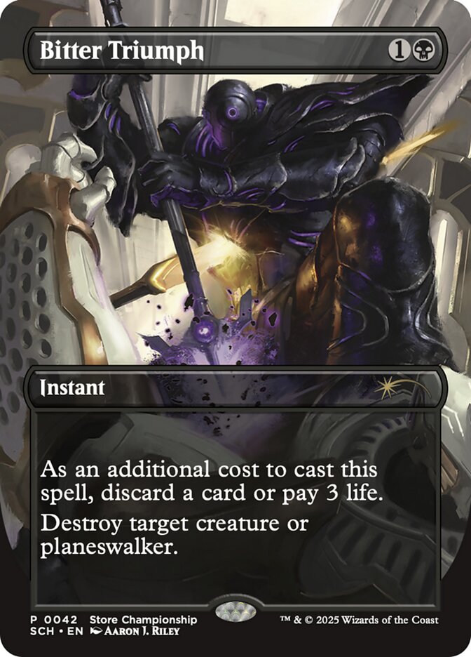 Bitter Triumph 42/49 (Game Day & Store Championship Promos)  - Borderless | Good Games Morley