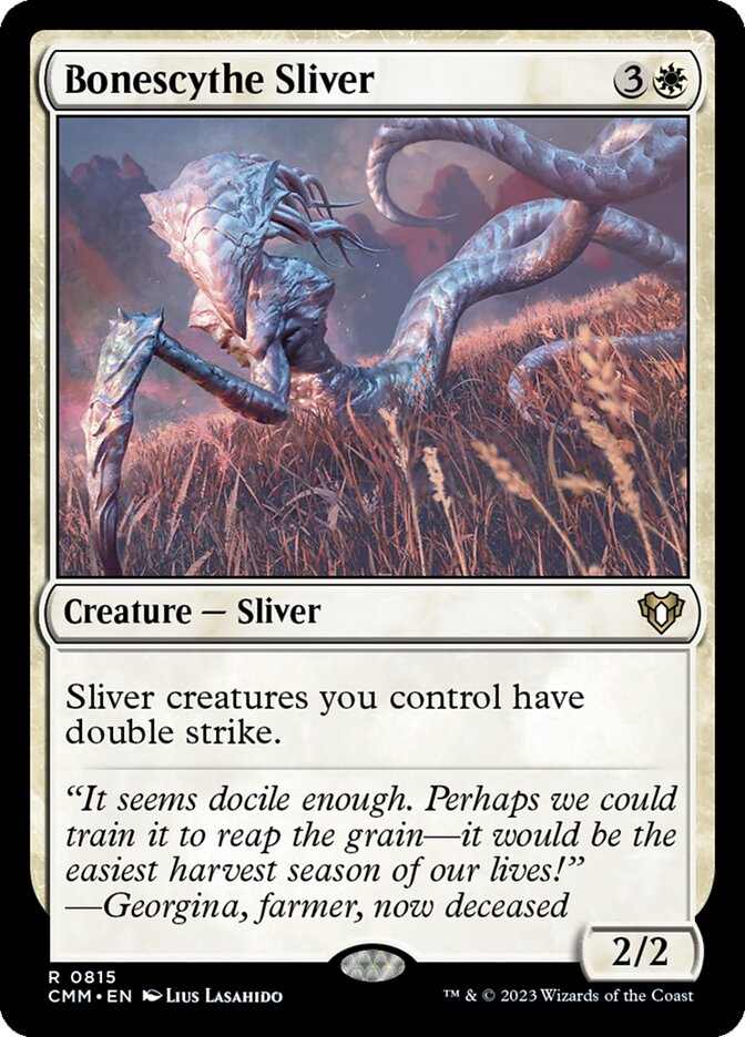 Bonescythe Sliver 815/451 (Commander Masters)  | Good Games Morley