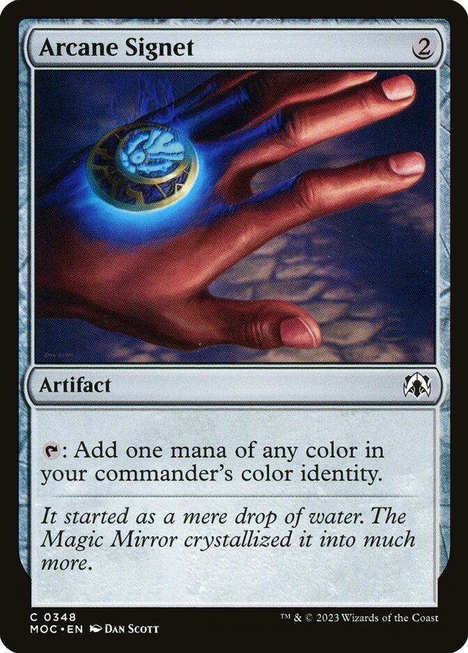 Arcane Signet 348/444 (Commander: March of the Machine)  | Good Games Morley