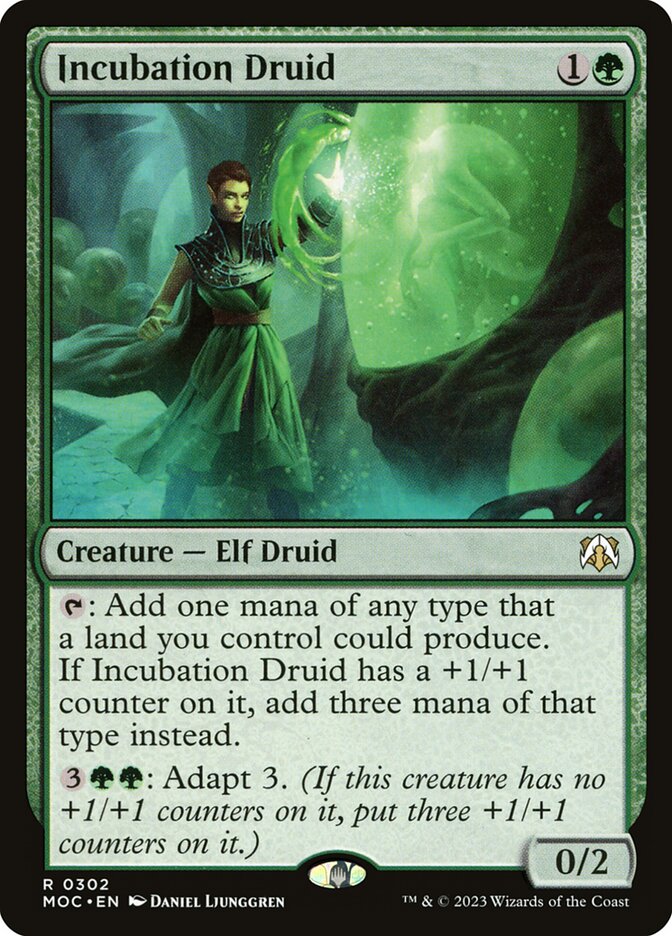 Incubation Druid 302 (Commander: March of the Machine)  | Good Games Morley