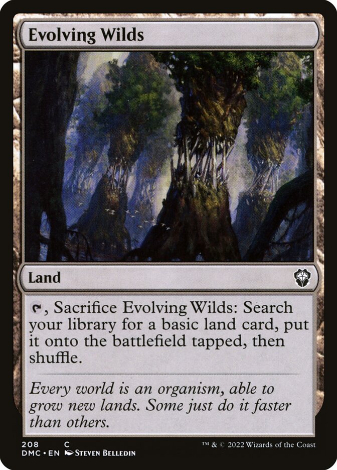 Evolving Wilds 208/50 (Commander: Dominaria United)  | Good Games Morley