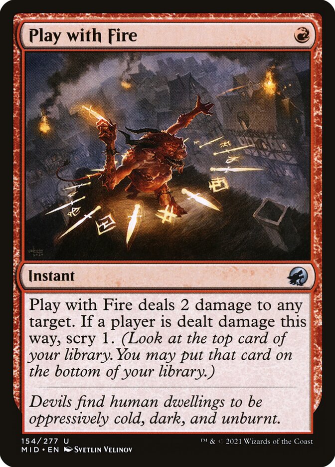 Play with Fire 154 (Innistrad: Midnight Hunt)  | Good Games Morley