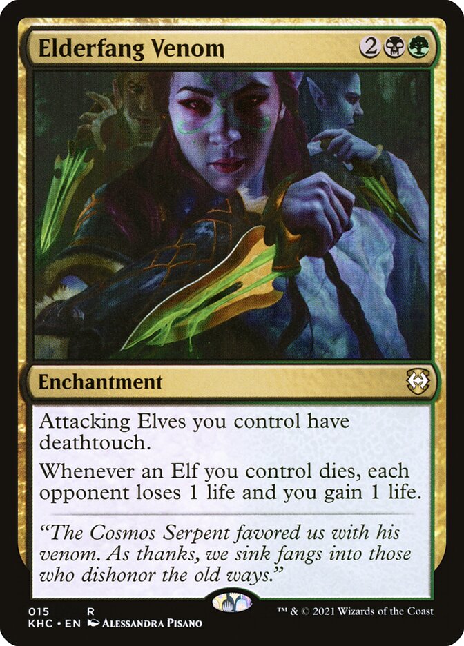 Elderfang Venom 15/1 (Commander: Kaldheim)  | Good Games Morley
