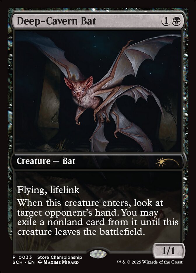 Deep-Cavern Bat 33/49 (Game Day & Store Championship Promos)  - Full Art | Good Games Morley