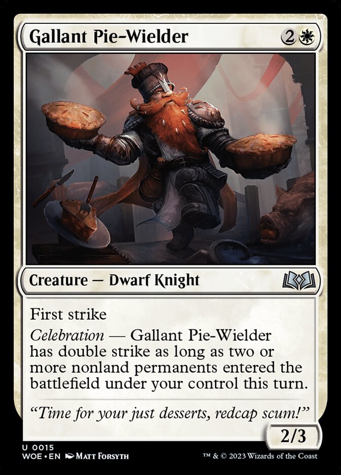 Gallant Pie-Wielder 15/276 (Wilds of Eldraine)  | Good Games Morley