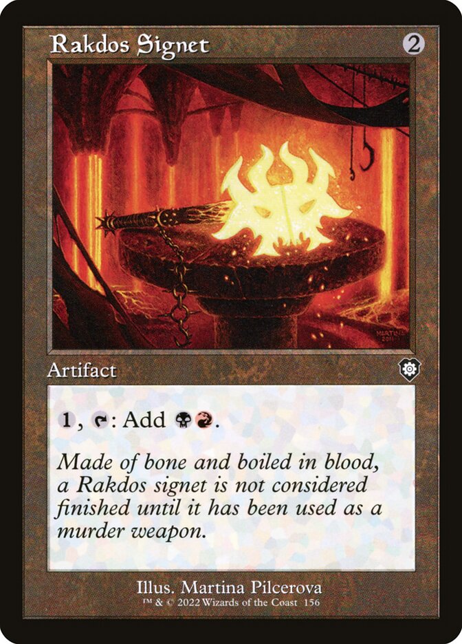 Rakdos Signet 156/40 (Commander: The Brothers' War)  | Good Games Morley