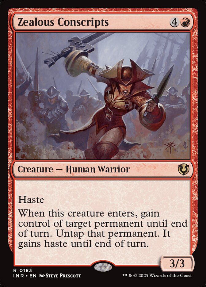 Zealous Conscripts 183/287 (Innistrad Remastered)  - Foil | Good Games Morley