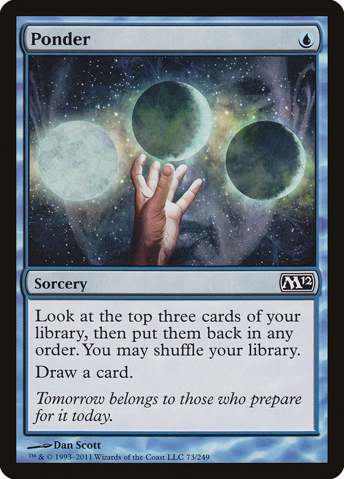 Ponder 73 (Magic 2012 (M12))  - Foil | Good Games Morley