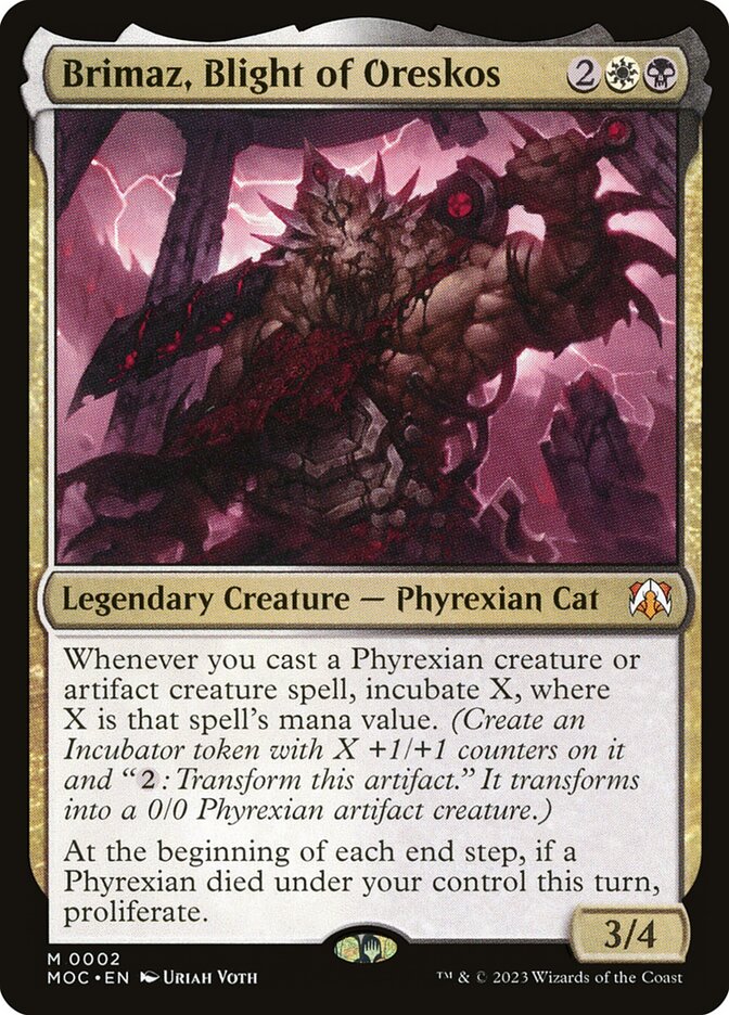 Brimaz, Blight of Oreskos 2/444 (Commander: March of the Machine)  - Foil | Good Games Morley