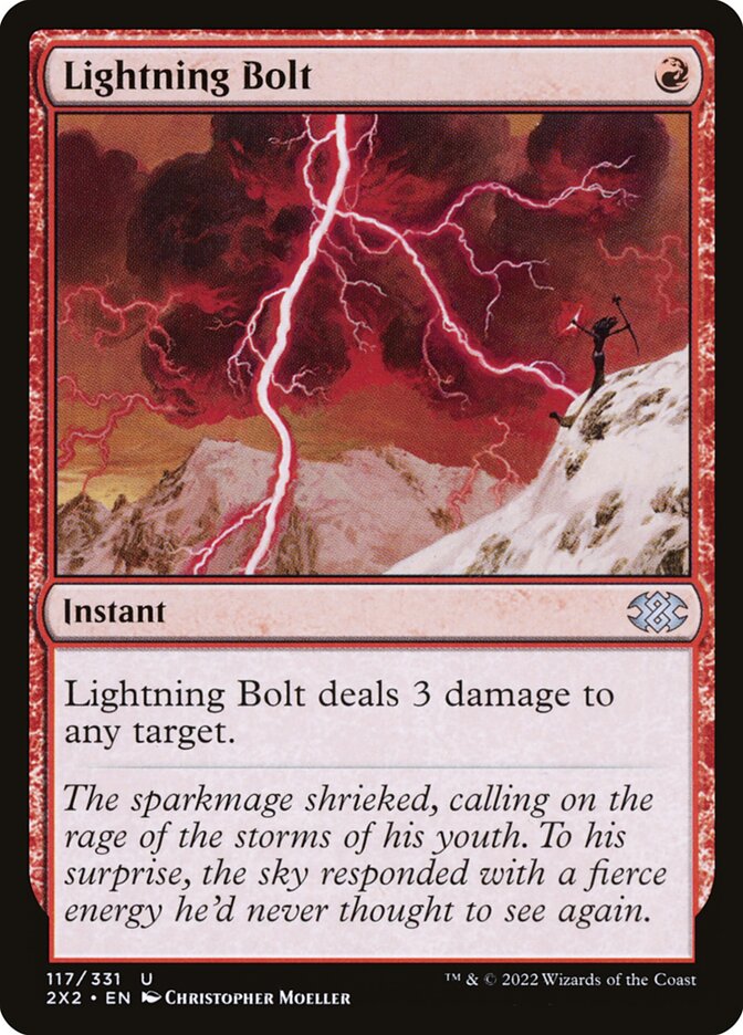 Lightning Bolt 117/331 (Double Masters 2022)  | Good Games Morley