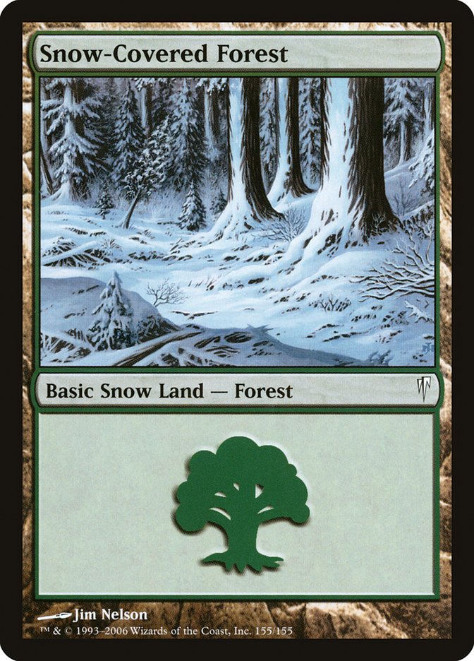 Snow-Covered Forest 155 (Coldsnap)  | Good Games Morley