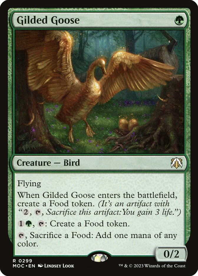 Gilded Goose 299/444 (Commander: March of the Machine)  | Good Games Morley