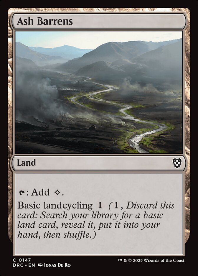 Ash Barrens 147/187 (Commander: Aetherdrift)  | Good Games Morley