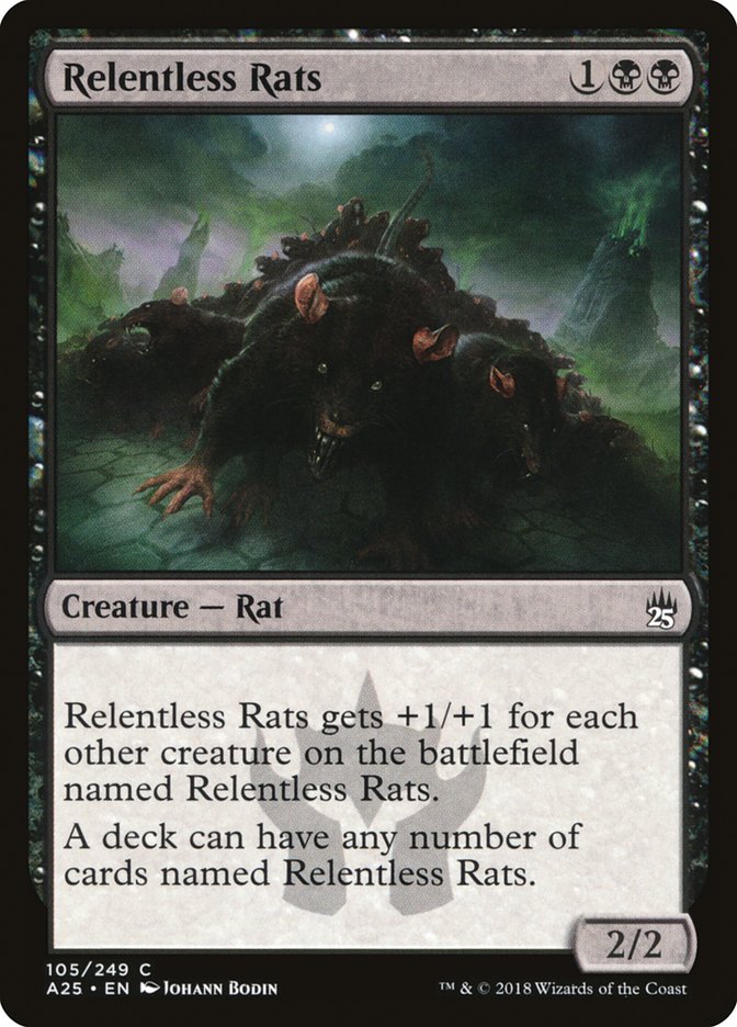 Relentless Rats 105/249 (Masters 25)  | Good Games Morley