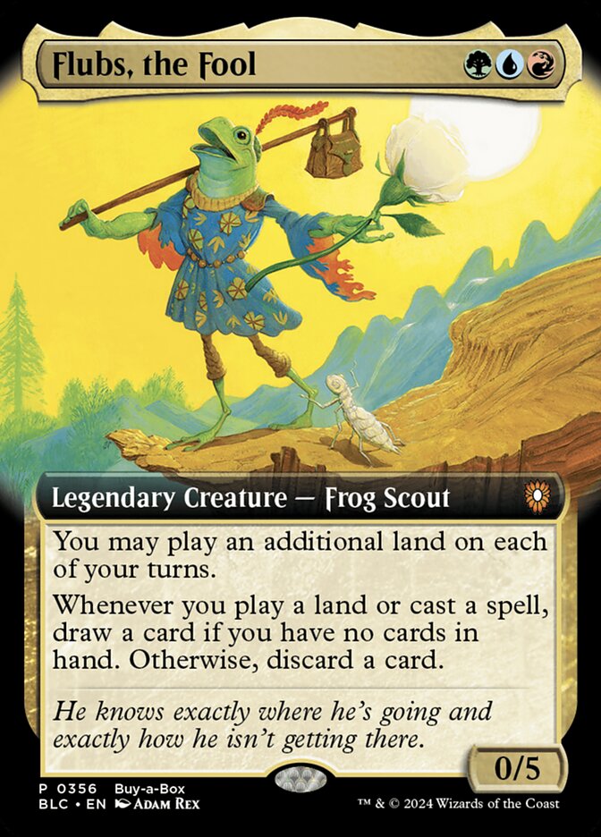 Flubs the Fool Extended Art 356 (Buy-A-Box Promos)  | Good Games Morley