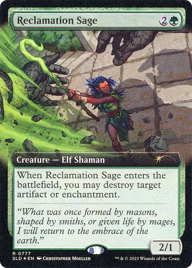 Reclamation Sage 777 (Secret Lair Drop Series)  - Extended Art Foil | Good Games Morley