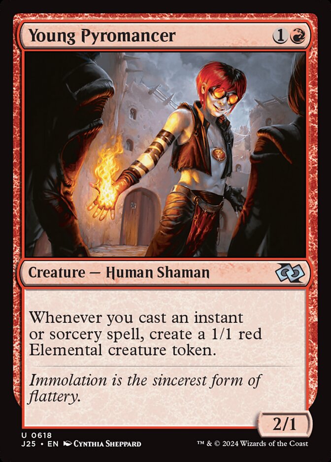 Young Pyromancer 618/779 (Foundations Jumpstart)  | Good Games Morley