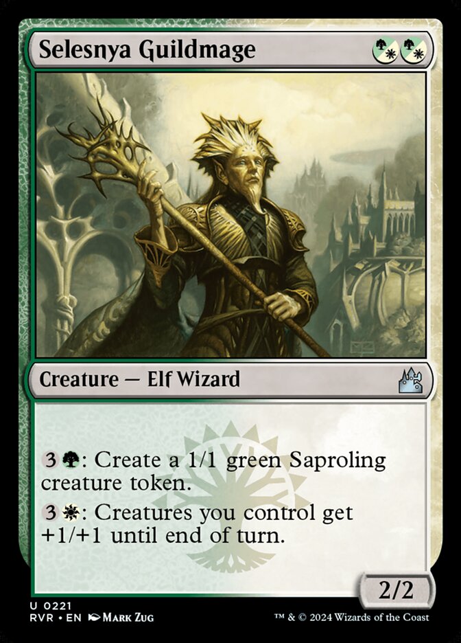 Selesnya Guildmage 221 (Ravnica Remastered)  - Foil | Good Games Morley
