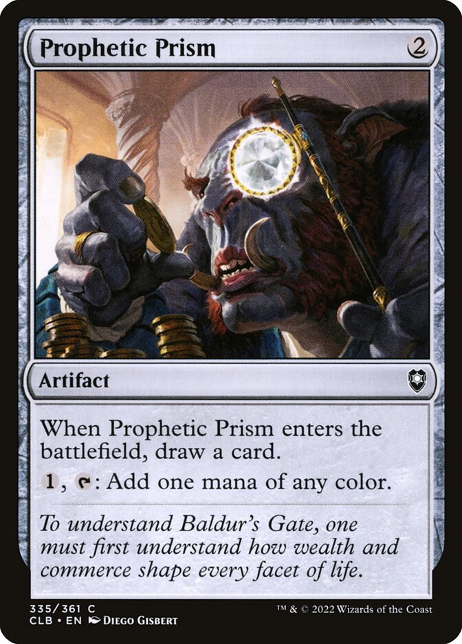 Prophetic Prism 335 (Commander Legends: Battle for Baldur's Gate)  - Foil | Good Games Morley