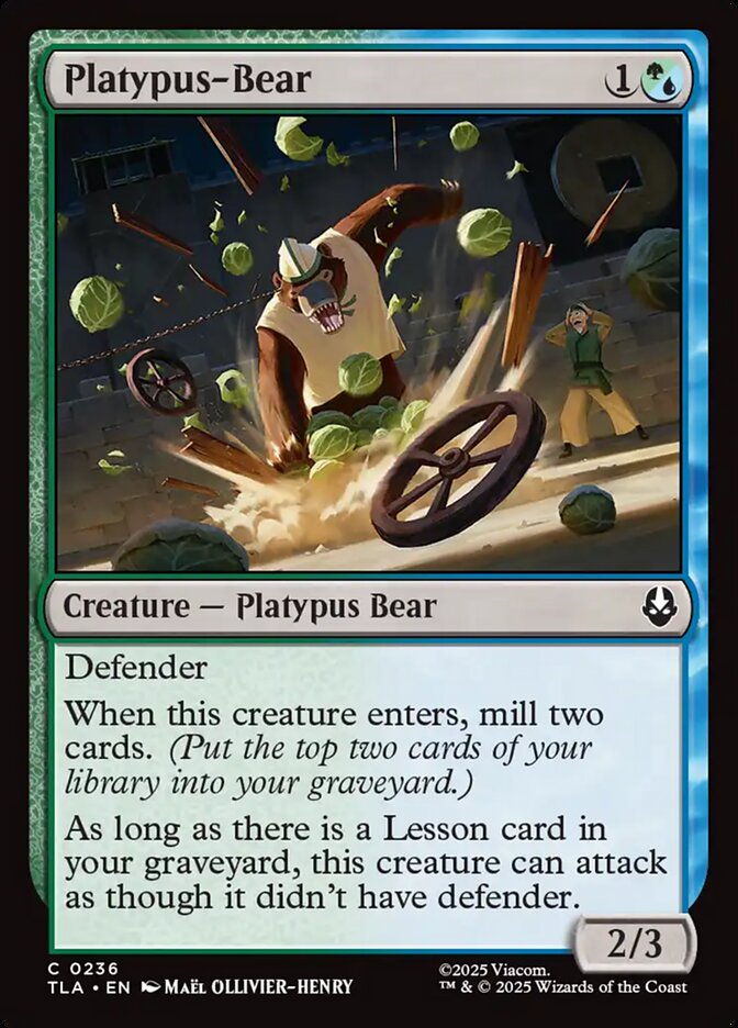 Platypus-Bear 236 (Avatar: The Last Airbender)  - Foil | Good Games Morley