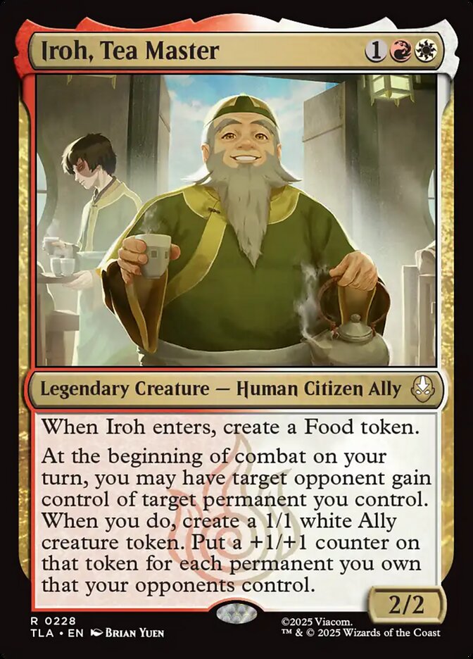 Iroh, Tea Master 228 (Avatar: The Last Airbender)  - Foil | Good Games Morley