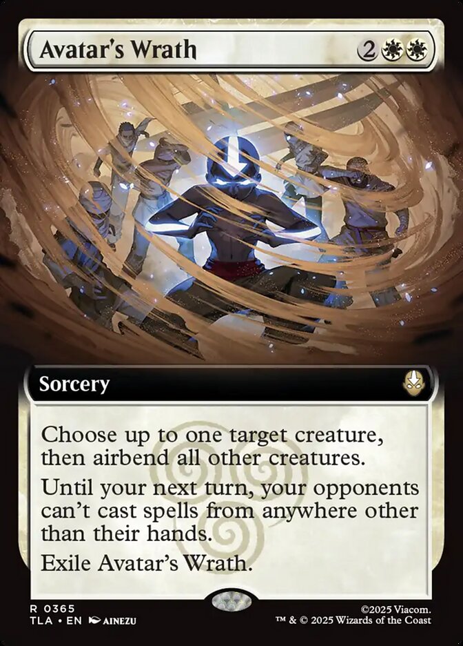 Avatar's Wrath  365/286 (Avatar: The Last Airbender)  - Extended Art Foil | Good Games Morley